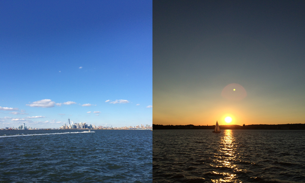 View from the Brooklyn Army Terminal and from the Bay Ridge Shore Promenade